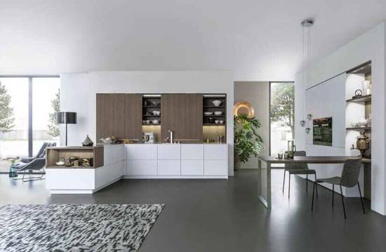 L Shaped Kitchen