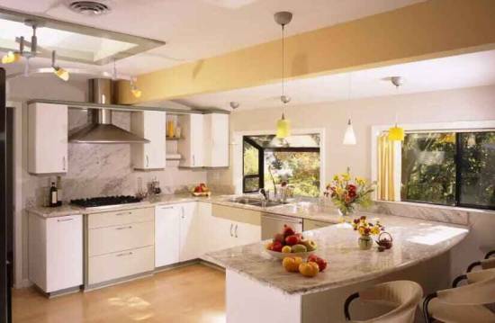 G Shaped Kitchen