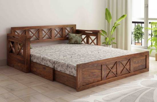 Wooden Sofa Cum Bed