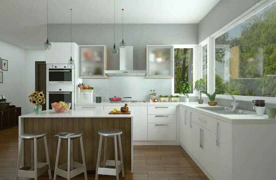 L Shaped Kitchen